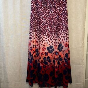 Dressbarn Tropical Long Dress women’s plus size 20